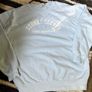 Stoney Clover light blue crew neck sweatshirt